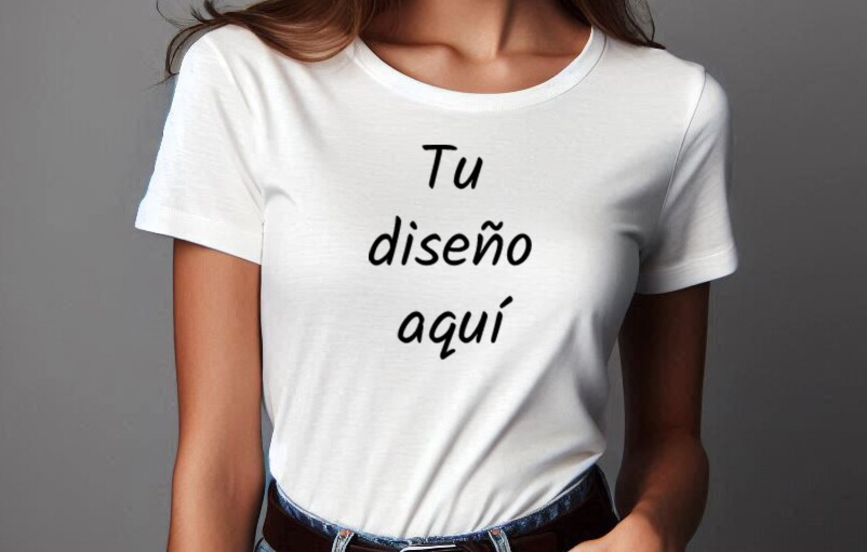 Camiseta para personalizar mujer sublimación o vinilo - 1