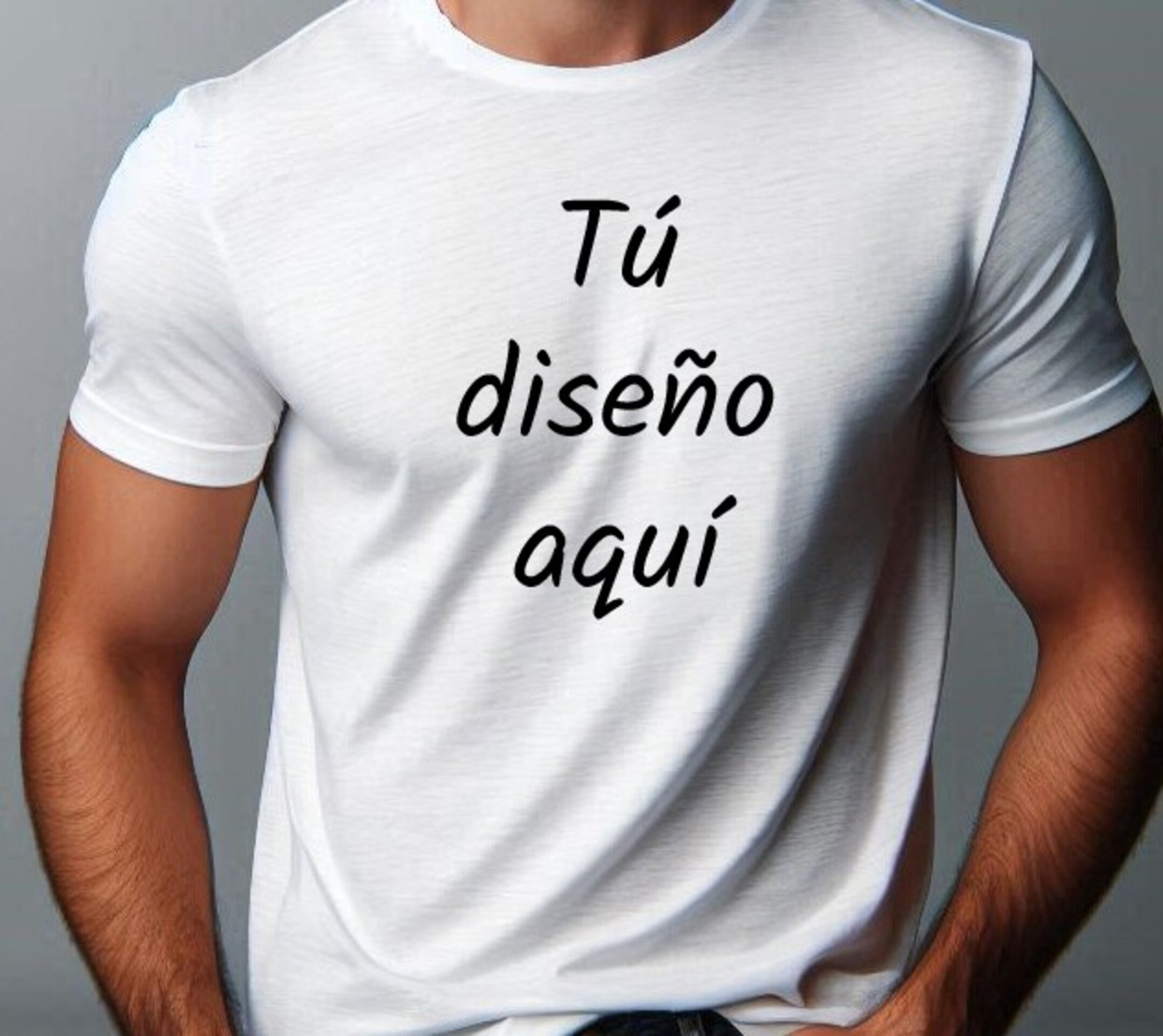 Camiseta para personalizar hombre sublimación o vinilo - 1