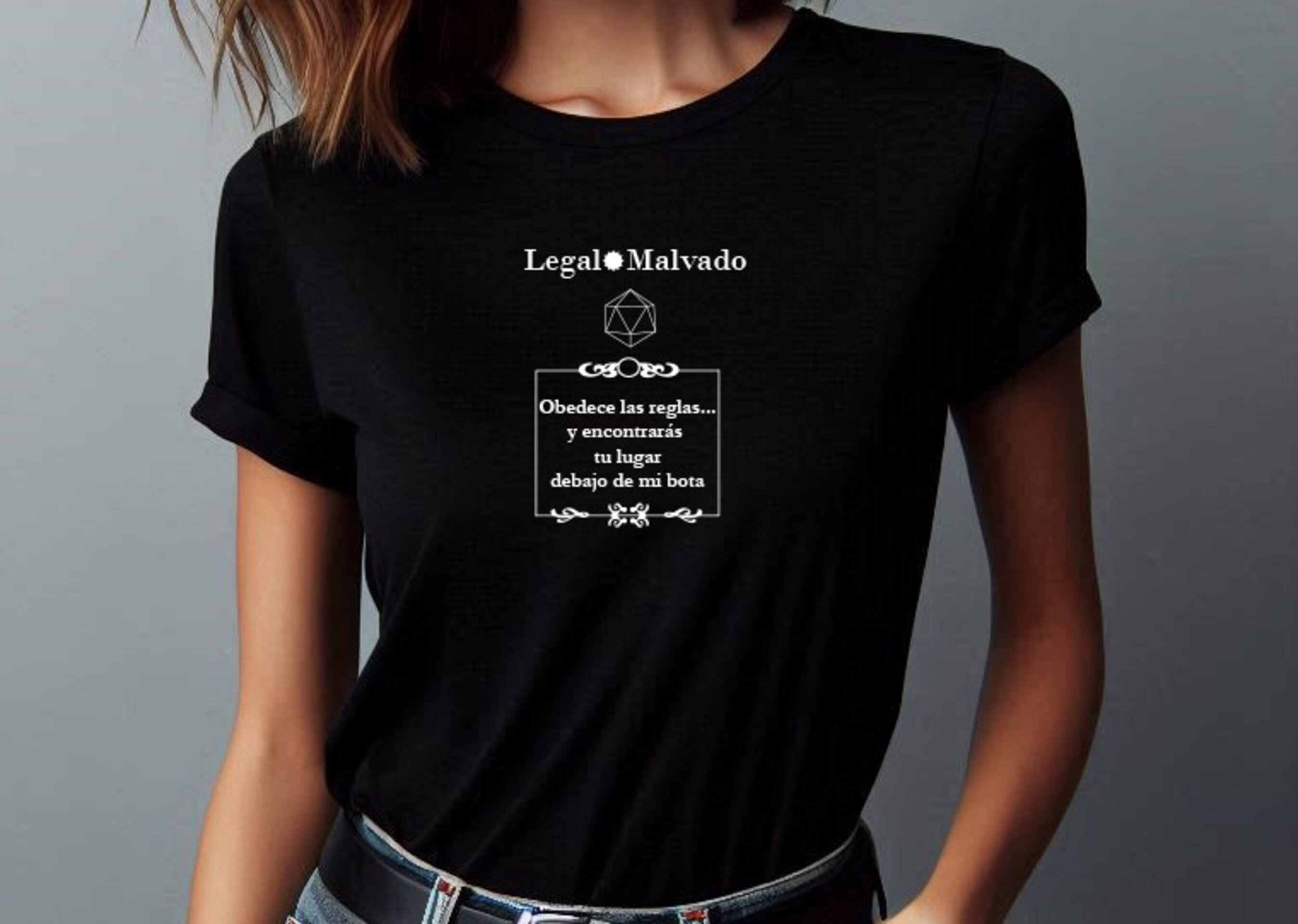Camiseta Legal Malvado "Obedece las reglas" - 2